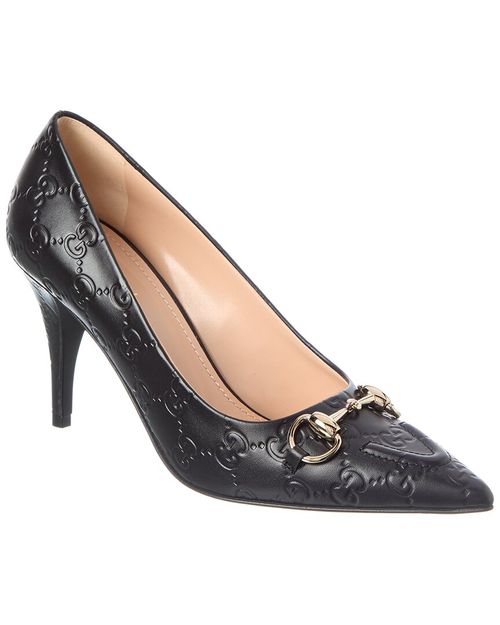 Horsebit Gg Leather Pump