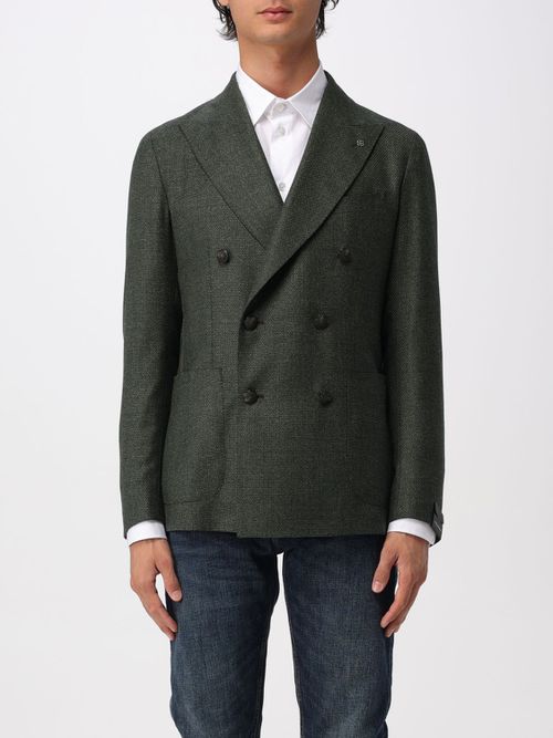 Blazer Men color Green
