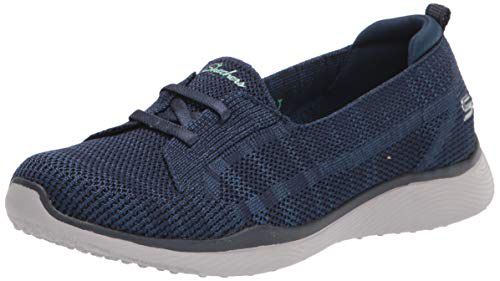 Skechers womens Sneaker,Black,9 M US
