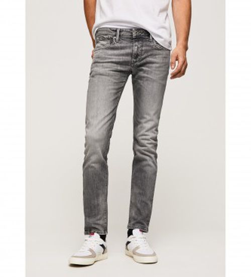 Pepe Jeans for man. PM206322UE7 Jean Hatch black (38/34), Casual, Denim, Organic Cotton, Sustainable