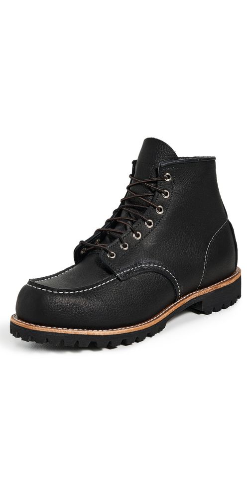 Roughneck Oil Slick Leather Boots Black Oil Slick
