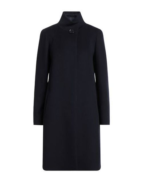 Icons Woman Coat Navy Size 6 Wool, Polyamide, Cashmere
