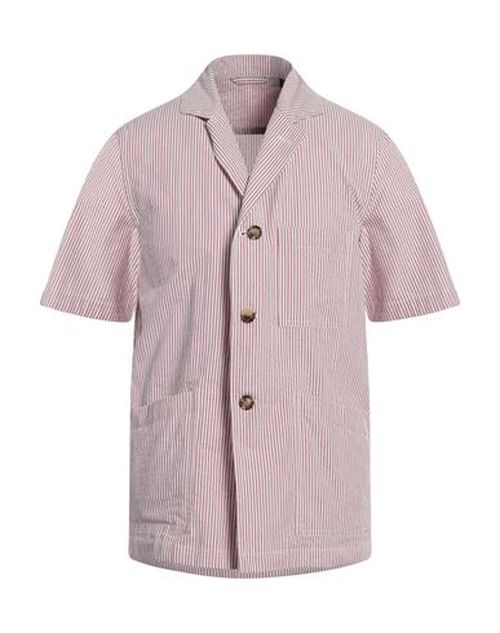 Lardini Man Shirt Brick Size M Cotton