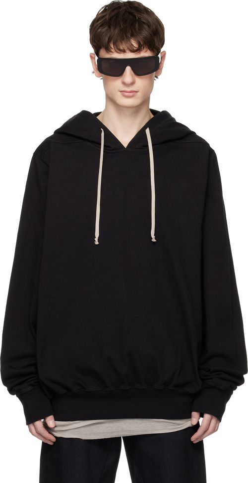 Black Temple Oversized Hoodie