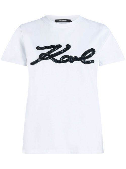 Logo-embellished T-shirt - White