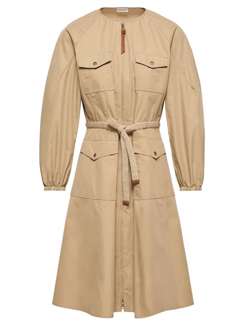 Sophisticated Front-Zip Mini Dress - Size 38
