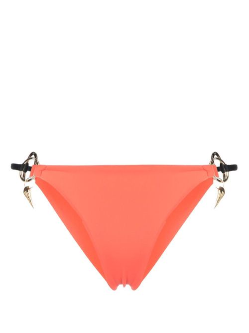 Tiger-tooth charm bikini briefs - Orange