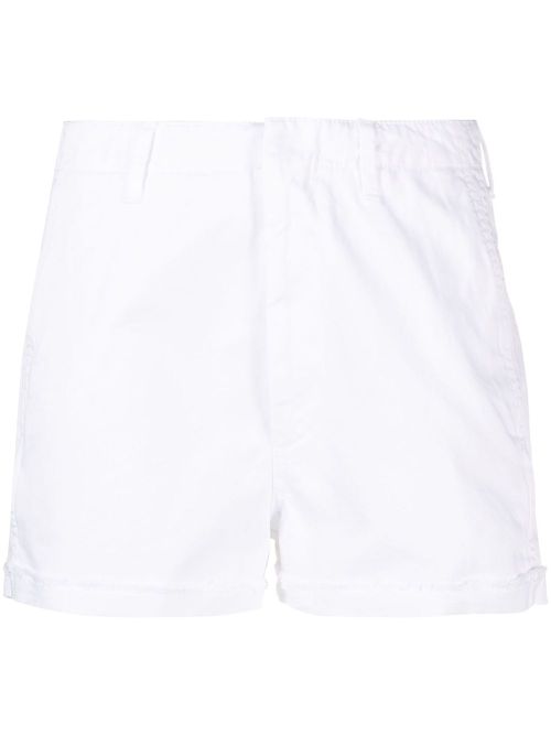 Cotton short shorts - White