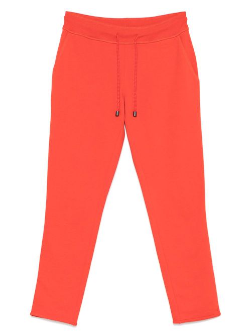Cotton-blend track pants - Red