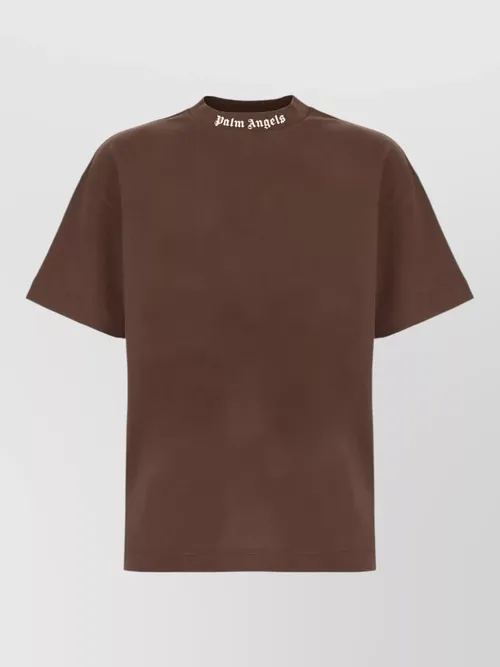 Palm Angels - cotton crew neck short sleeve t-shirt