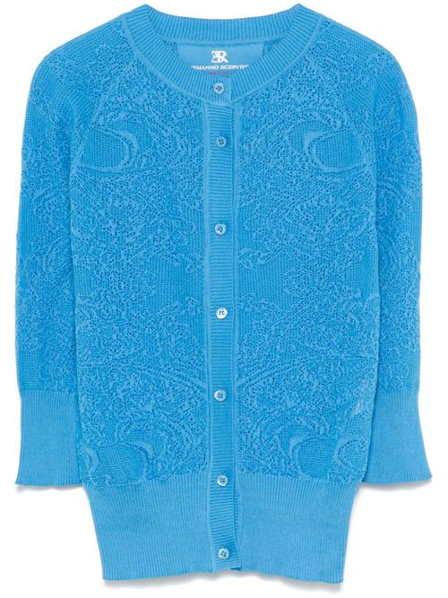 Lace cardigan - Blue