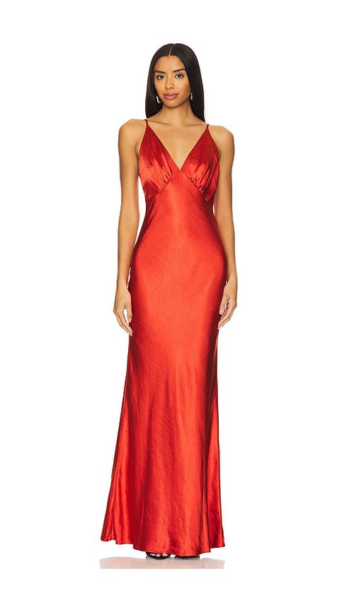 Lovers and Friends Alani Gown in Red.  XS. Also in L, M