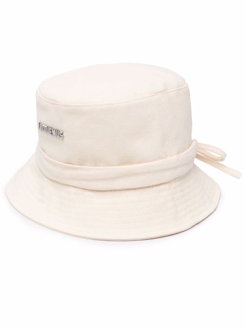 Logo-plaque bucket hat