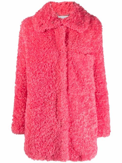 Kyla Eco Fur coat - Pink