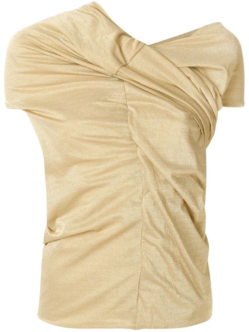 2009 gathered top - Metallic
