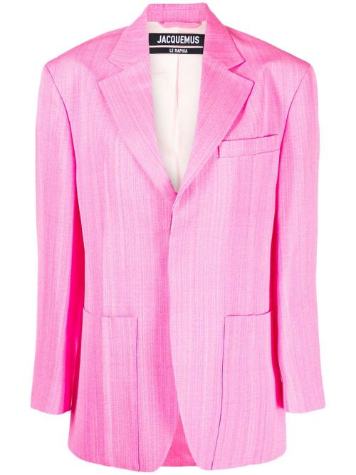 Single-breasted blazer - Pink