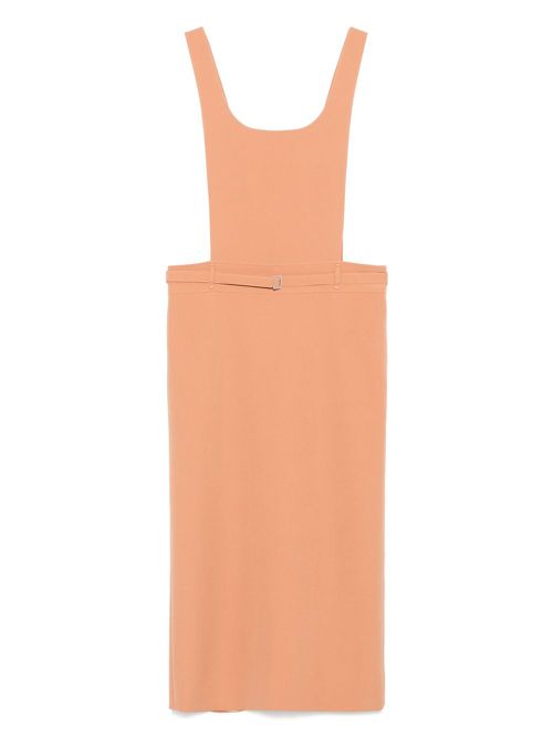 A.M.G. sleeveless midi dress - Brown