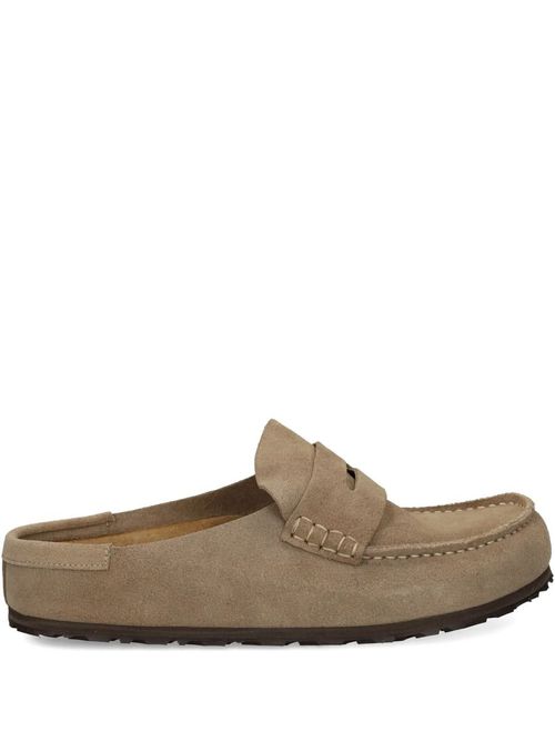 Naples Wrapped Taupe, Suede Leather Shoes