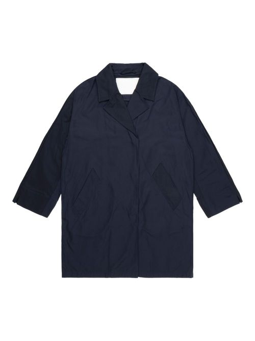 Oversized notch-lapel jacket - Blue