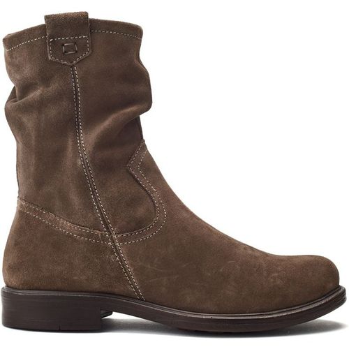 Moda in Pelle Womens Olio Stone Boots Suede
