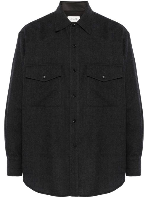 Virgin-wool shirt - Grey
