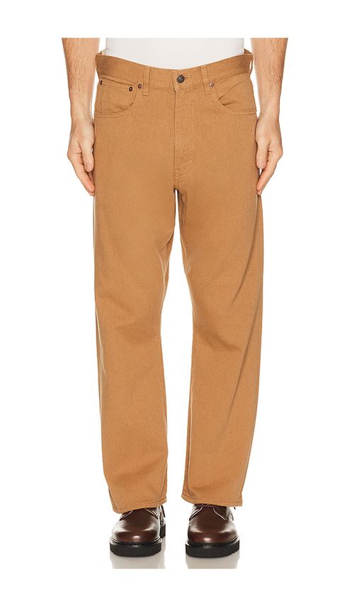 Beams Plus 5 Pocket Classic OC Pique in Brown. 36. Also