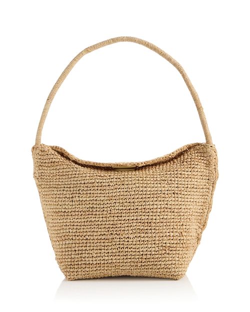 The Signature Woven Raffia Shoulder Bag
