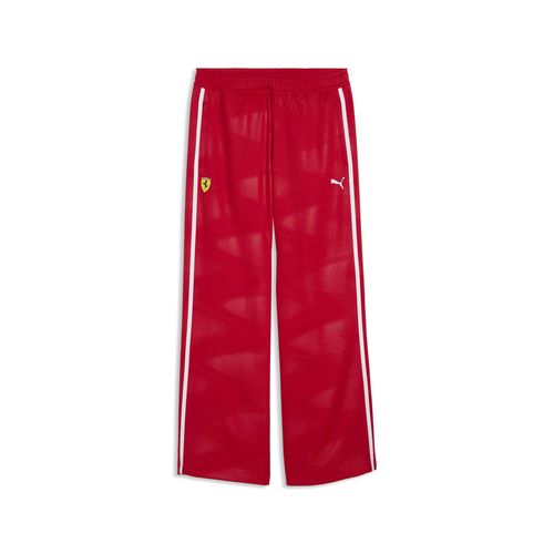 PUMA Pantaloni sportivi 'Scuderia Ferrari T7' giallo / rosso fuoco / bianco