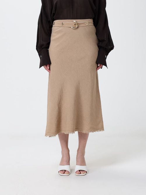 Skirt Woman color Beige