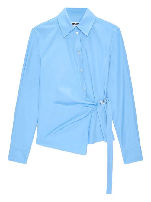 MSGM cotton shirt - Blue