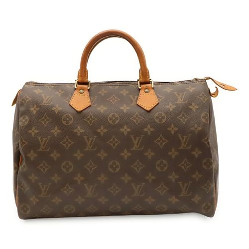 Louis Vuitton Brown Monogram Canvas Pvc Coated Canvas Boston Bag Handbag Pre-Owned