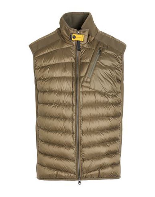 Man Vest Military green Size L Polyamide