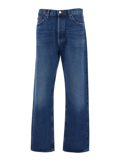 Regenerative Cotton 90s Five-Pocket Jeans — Blue
