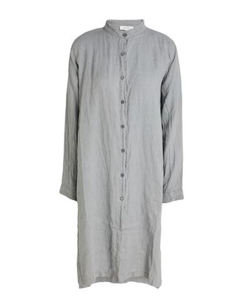 Woman Mini dress Grey Size XS Linen