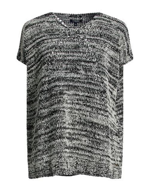 Woman Sweater Black Size S Cotton, Polyamide