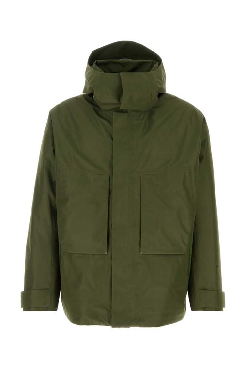 Nylon Utility Jacket — Green