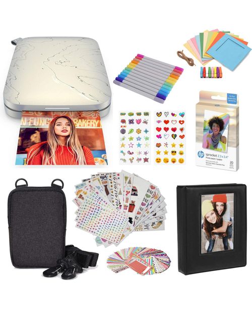 Sprocket Select Portable Instant Photo Printer 2.3x3.4 Starter Bundle - Eclipse