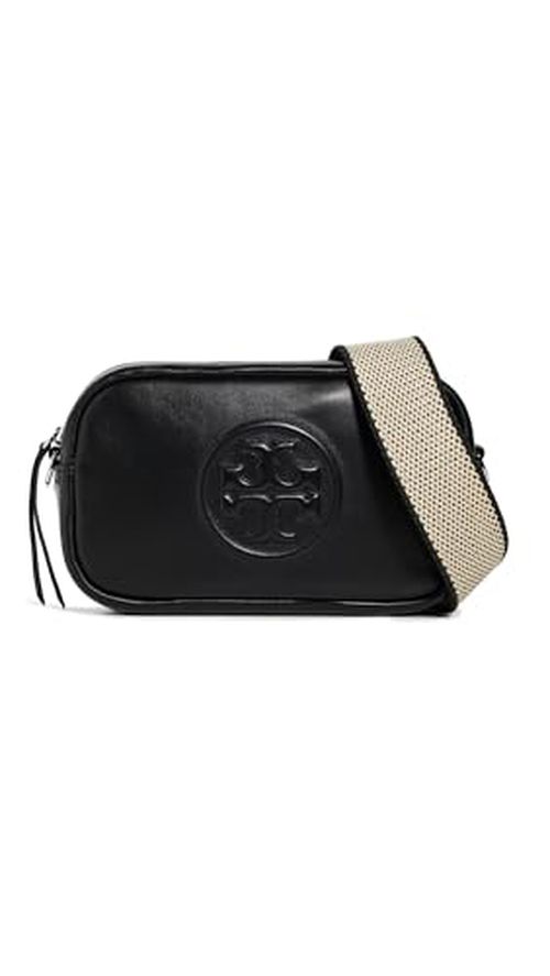 Tory Burch Women's Miller Soft Mini Crossbody Bag, Black, One Size