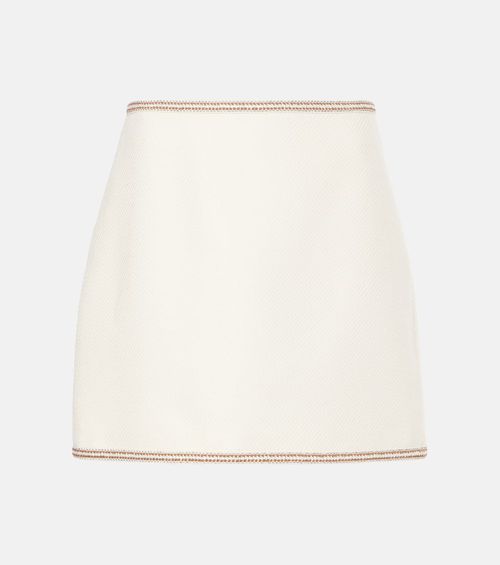 Veronica Beard Ohemia wool-blend miniskirt