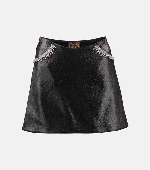 Embellished miniskirt