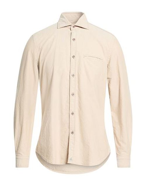 Man Shirt Sand Size M Cotton