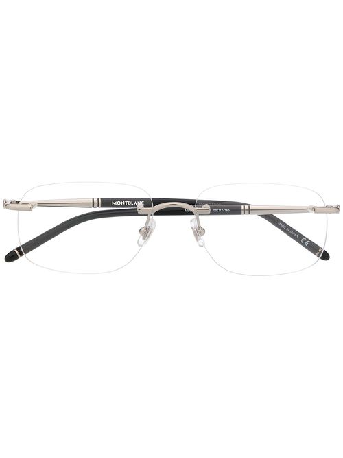 Montblanc rimless glasses - Black
