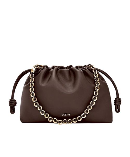 Medium Flamenco Purse Shoulder Bag in Soft Nappa