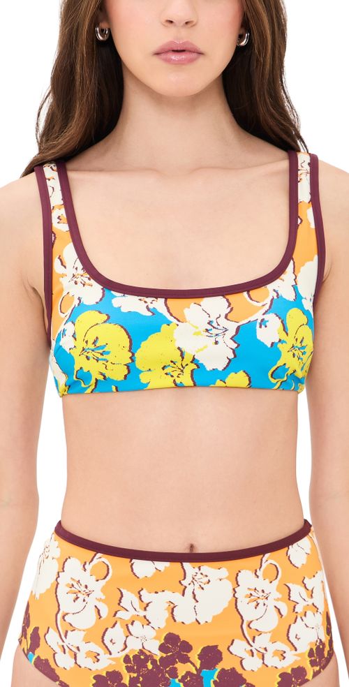 Splice Scoop Neck Top Multi