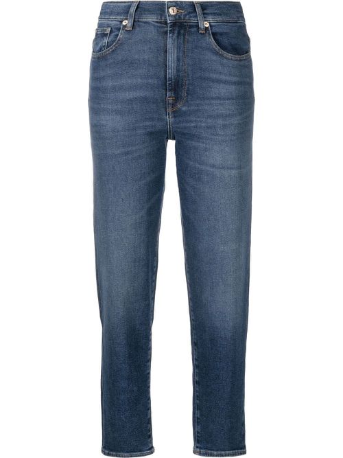Skinny cropped jeans - Blue