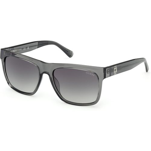 Guess Hombre Guess GU00222 20B Gafas de sol Inyectado Gris Fumar Cuadrada Norma