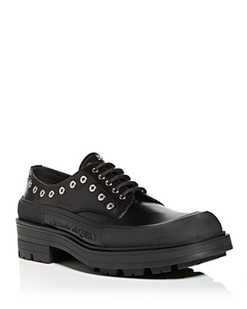 Men's Rivet Embellished Oxfords