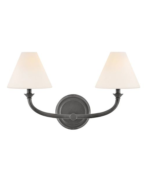 Blackened Brass LED Bathroom Vanity Light from the Greta Collection