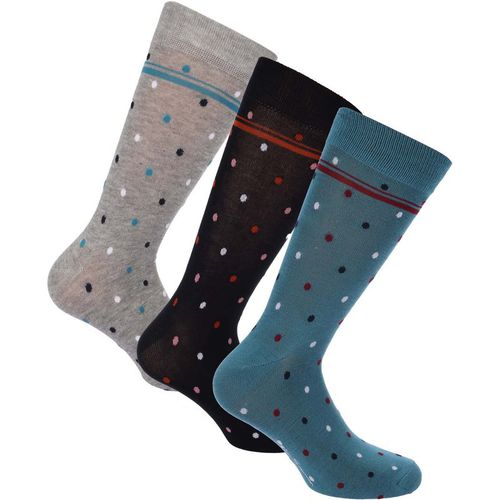 Ben Sherman Mens 3 Pack of Socks in Navy viscose