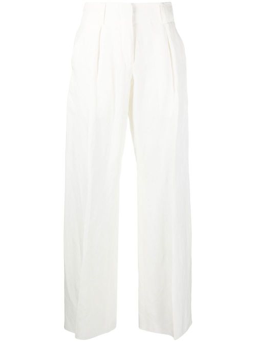 Wide-leg trousers - White